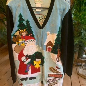 Quacker Factory from QVC - Christmas sweater - Size 1X